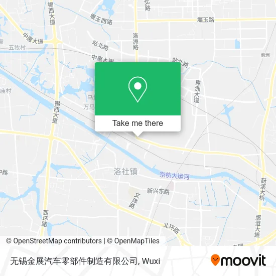 无锡金展汽车零部件制造有限公司 map