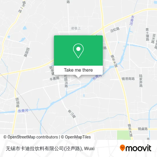 无锡市卡迪拉饮料有限公司(泾声路) map