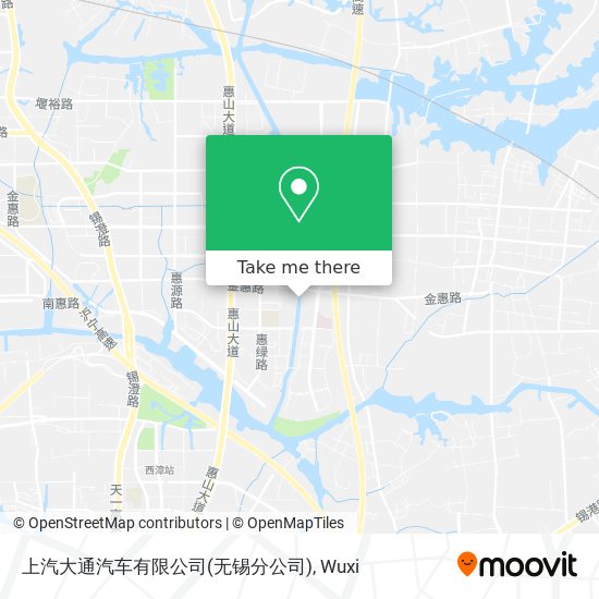 上汽大通汽车有限公司(无锡分公司) map