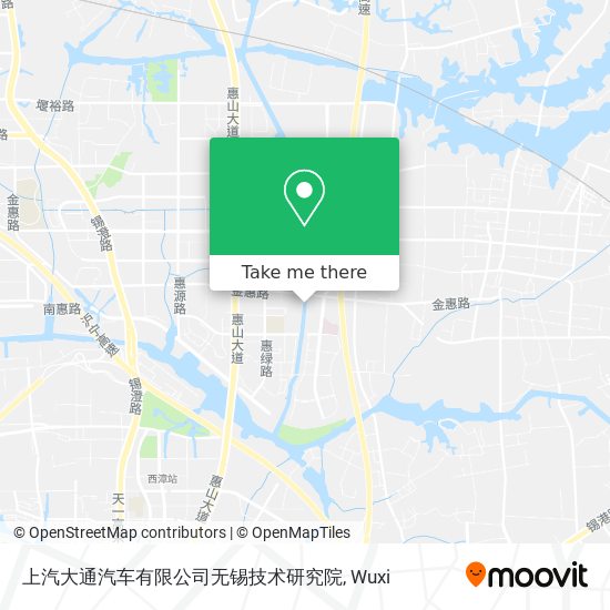 上汽大通汽车有限公司无锡技术研究院 map