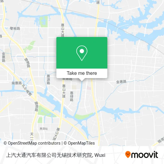上汽大通汽车有限公司无锡技术研究院 map
