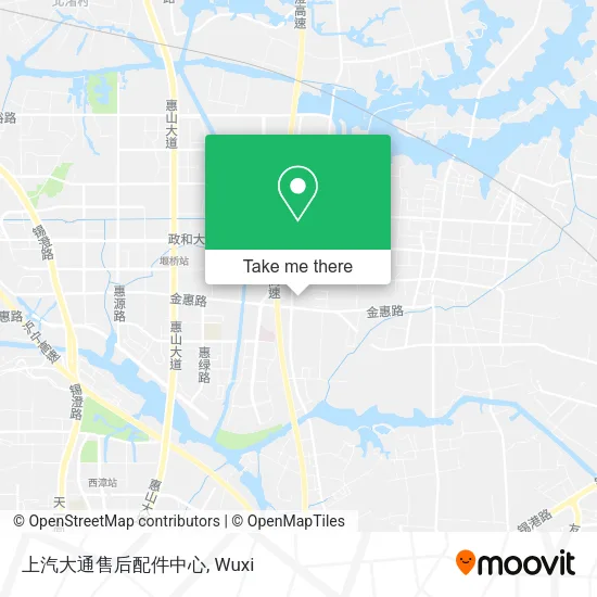 上汽大通售后配件中心 map