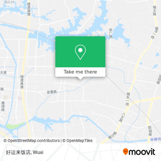 好运来饭店 map