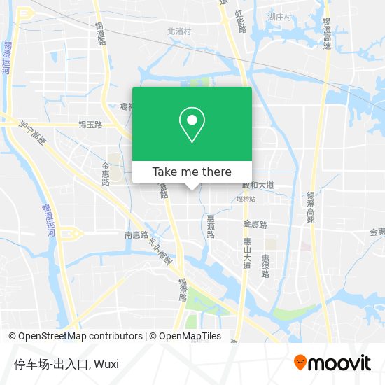 停车场-出入口 map