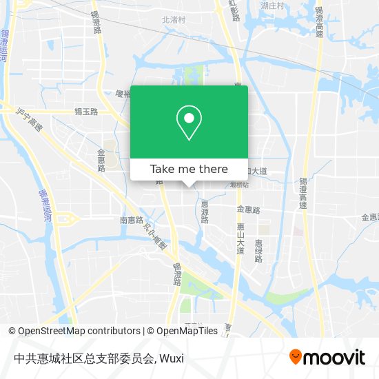 中共惠城社区总支部委员会 map
