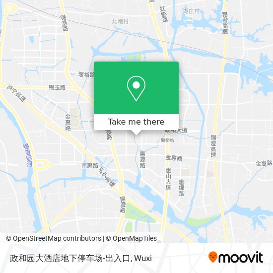 政和园大酒店地下停车场-出入口 map