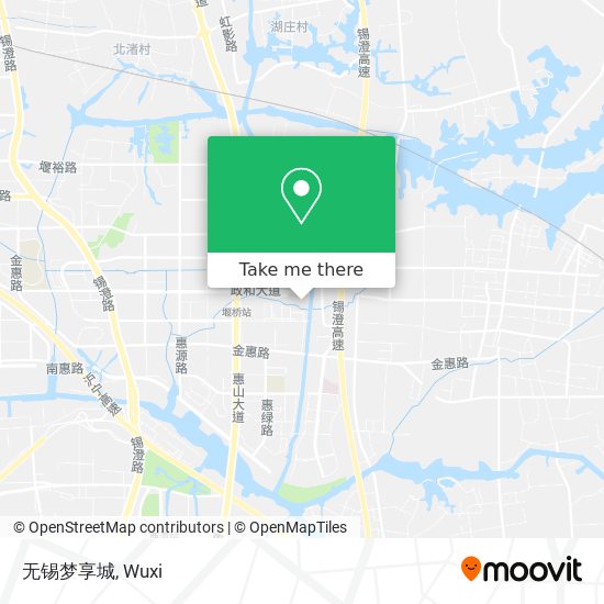 无锡梦享城 map