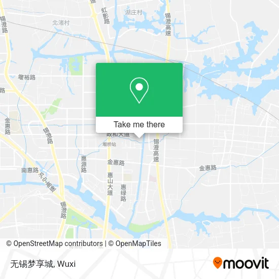 无锡梦享城 map