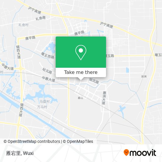雁宕里 map