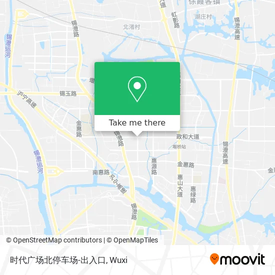 时代广场北停车场-出入口 map