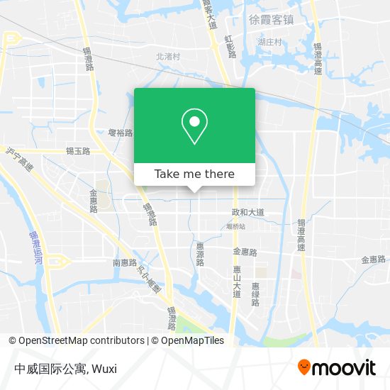 中威国际公寓 map