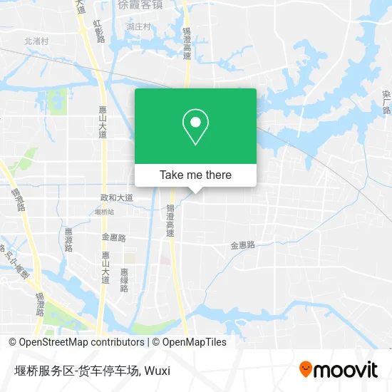 堰桥服务区-货车停车场 map