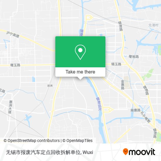 无锡市报废汽车定点回收拆解单位 map