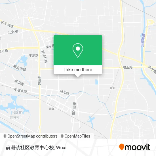 前洲镇社区教育中心校 map