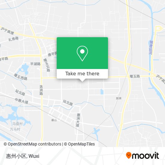 惠州小区 map