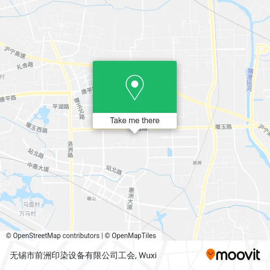 无锡市前洲印染设备有限公司工会 map