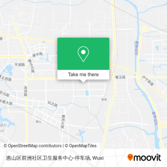 惠山区前洲社区卫生服务中心-停车场 map