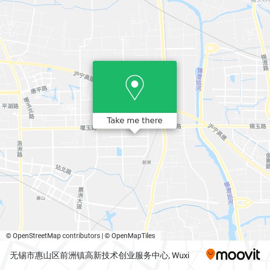 无锡市惠山区前洲镇高新技术创业服务中心 map