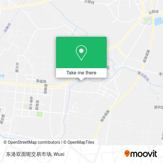 东港双面呢交易市场 map