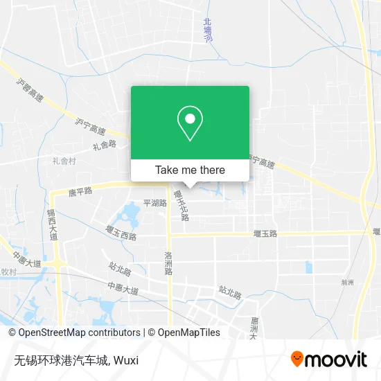 无锡环球港汽车城 map