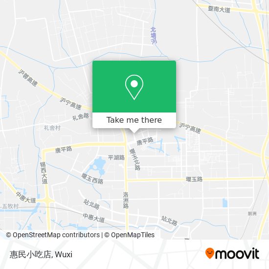 惠民小吃店 map