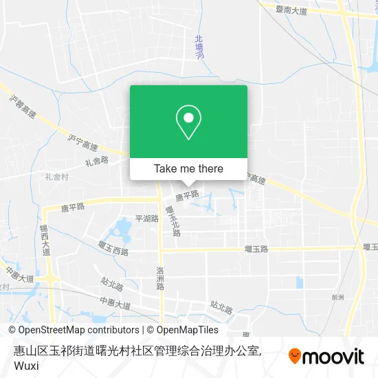 惠山区玉祁街道曙光村社区管理综合治理办公室 map