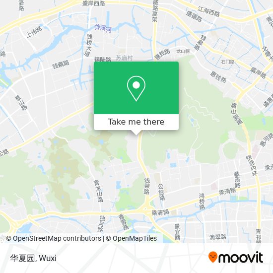 华夏园 map