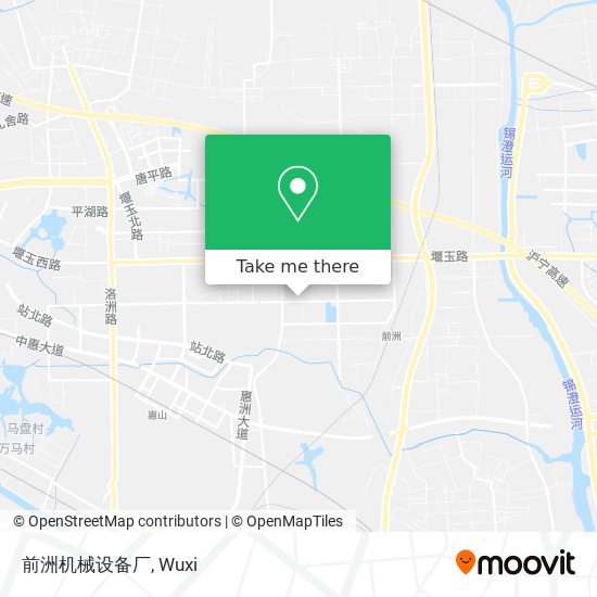 前洲机械设备厂 map