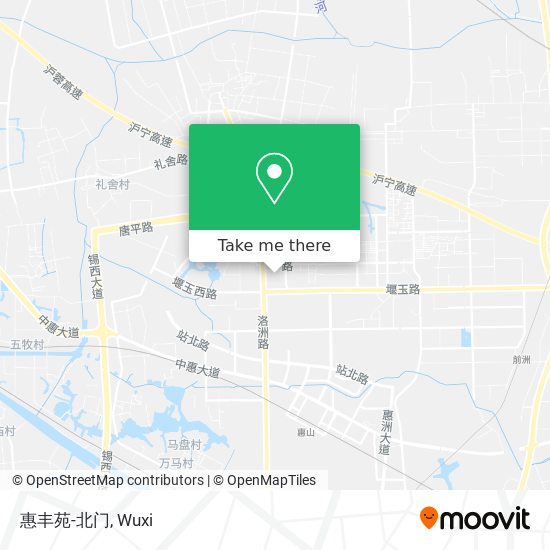 惠丰苑-北门 map