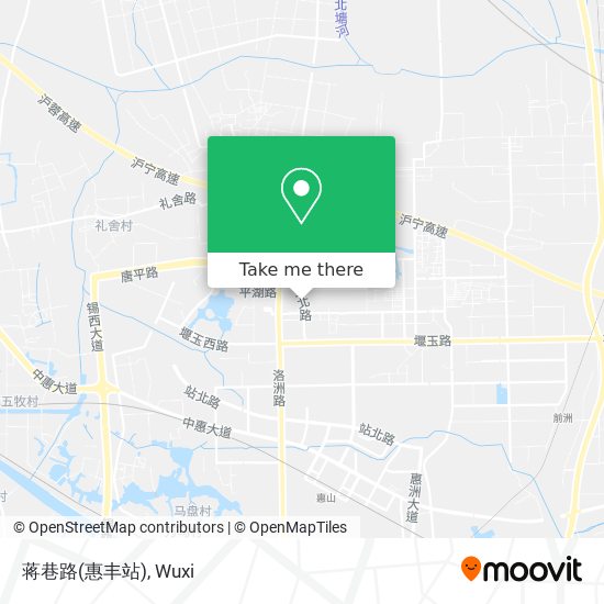 蒋巷路(惠丰站) map