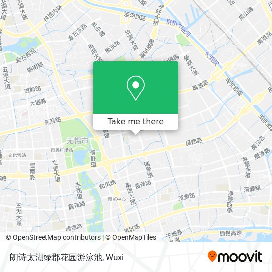朗诗太湖绿郡花园游泳池 map