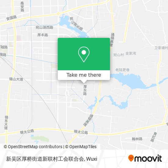 新吴区厚桥街道新联村工会联合会 map