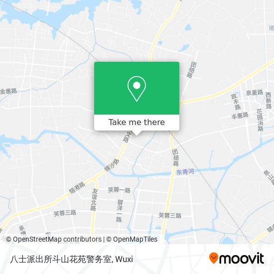 八士派出所斗山花苑警务室 map