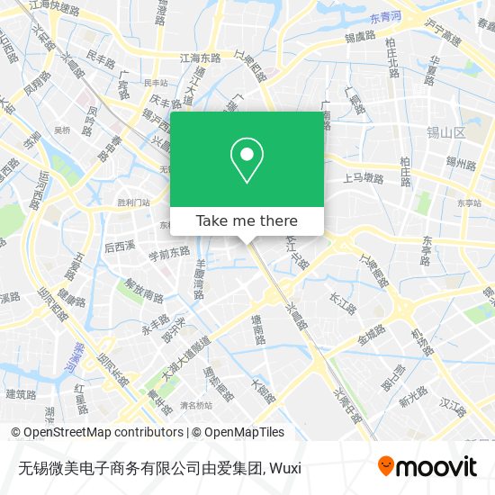 无锡微美电子商务有限公司由爱集团 map
