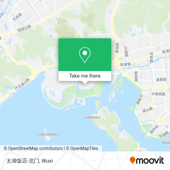 太湖饭店-北门 map
