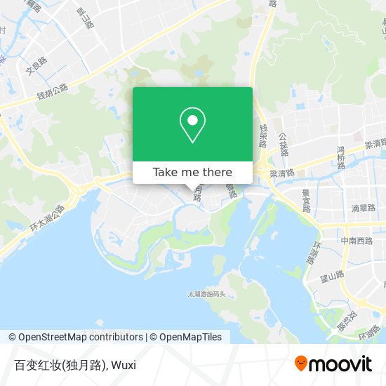 百变红妆(独月路) map