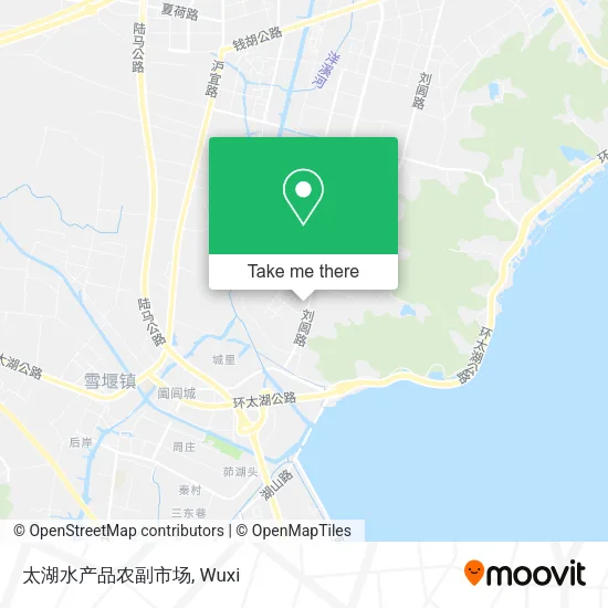 太湖水产品农副市场 map