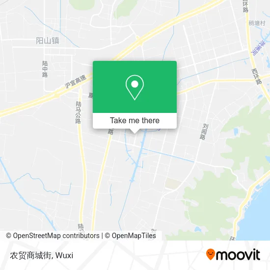 农贸商城街 map