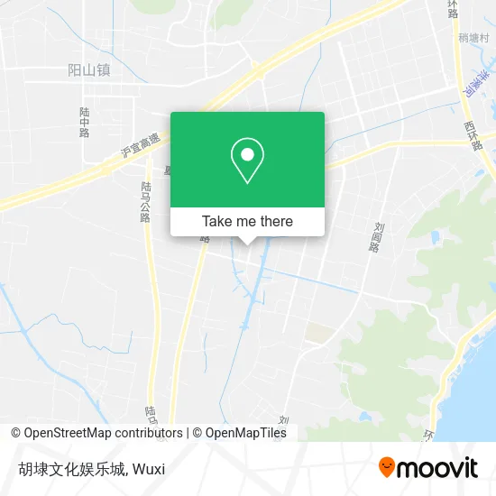 胡埭文化娱乐城 map