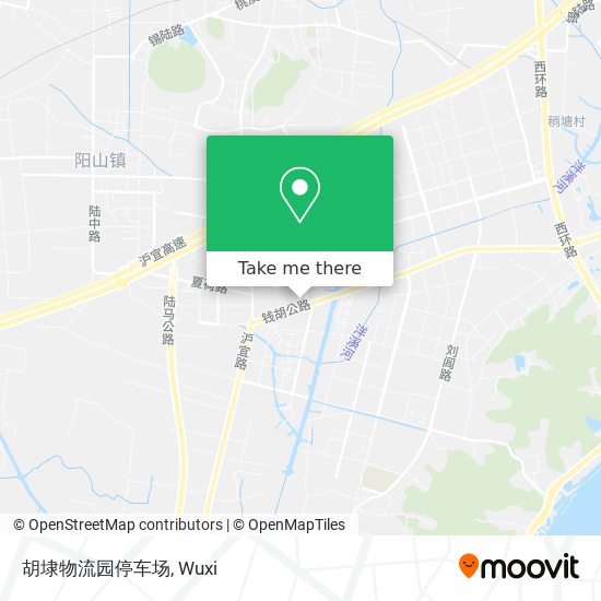 胡埭物流园停车场 map