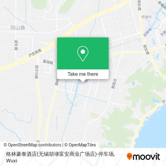 格林豪泰酒店(无锡胡埭富安商业广场店)-停车场 map