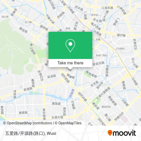 五爱路/开源路(路口) map