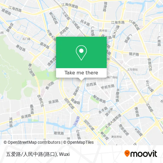 五爱路/人民中路(路口) map