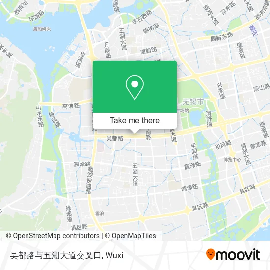 吴都路与五湖大道交叉口 map
