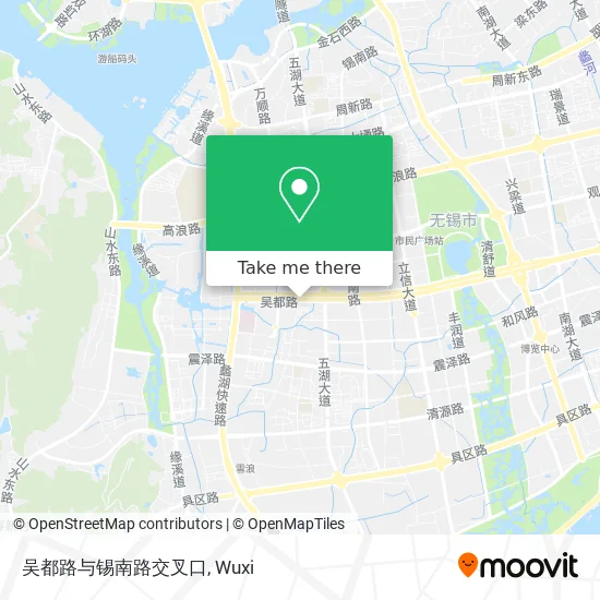 吴都路与锡南路交叉口 map