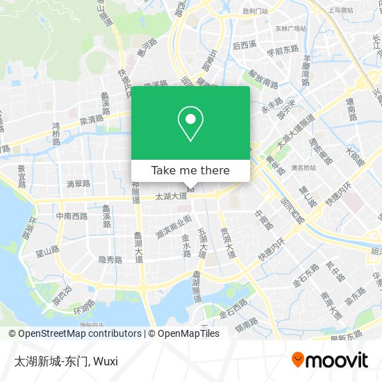 太湖新城-东门 map
