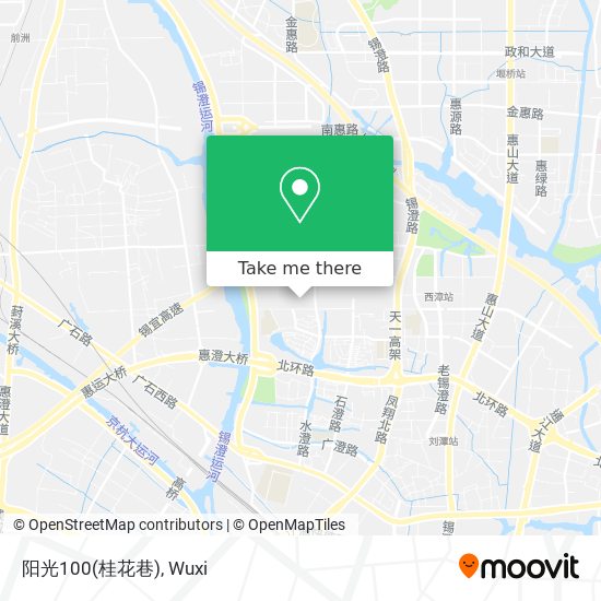 阳光100(桂花巷) map