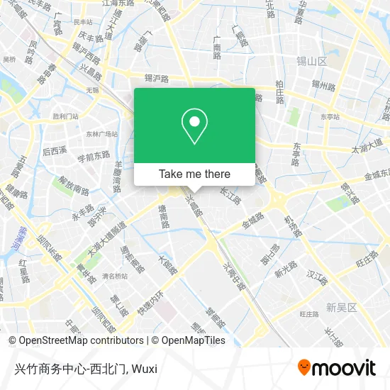 兴竹商务中心-西北门 map