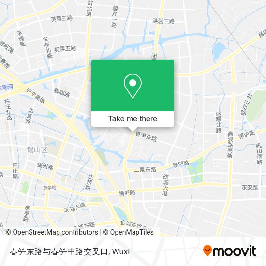 春笋东路与春笋中路交叉口 map