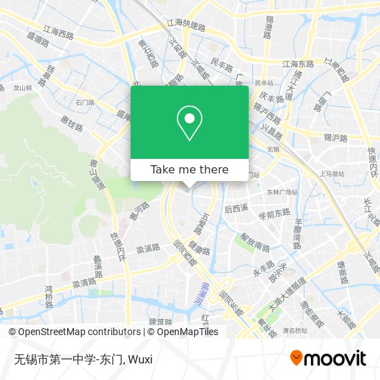 无锡市第一中学-东门 map
